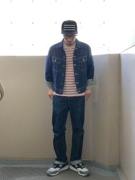 「Lee（リー）のアイテム（ジャケット/アウター）」を使った、N i s s yさん（メンズ・172cm）の春コーディネート