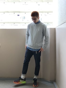 「flyknitmax」｜N i s s yさん（メンズ・172cm）の春コーディネート
