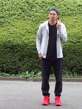 「ラブ＆ピース2016」｜「アイテム（キャップ）」を使った、N i s s yさん（メンズ・172cm）の秋コーディネート