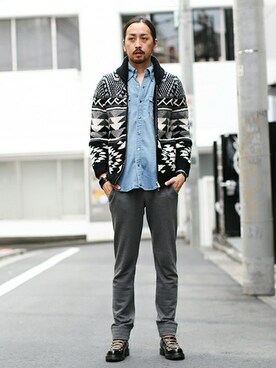 nano・universe men's　STAFF 03さんのコーディネート