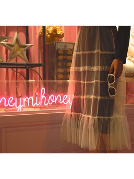 「tulle」｜「アイテム（スカート）」を使った、misaさん（レディース・160cm）の夏コーディネート
