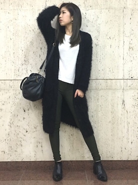 「pants」｜「アイテム（その他アウター）」を使った、Aico (PRIMA DONNA)さん（レディース・160cm）の春コーディネート