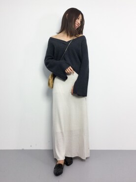 吉岡由梨子さん（レディース・158cm）の秋コーディネート