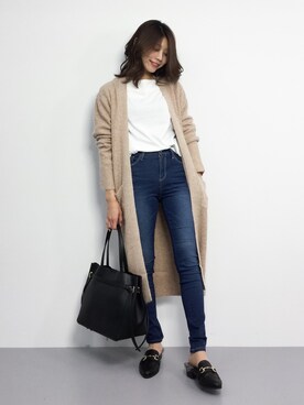 吉岡由梨子さん（レディース・158cm）の秋コーディネート