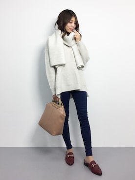 吉岡由梨子さん（レディース・158cm）の秋コーディネート