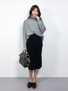 吉岡由梨子さん（レディース・158cm）の秋コーディネート