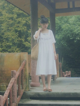 「公园」｜游清さん（レディース・160cm）の秋コーディネート