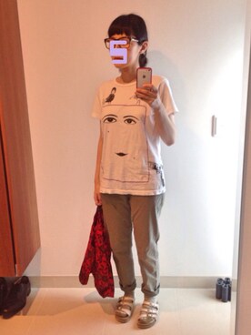 「横尾忠則」｜すぅさんさん（レディース・155cm）の夏コーディネート