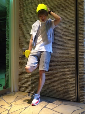 Hirofumi Matsumotoさん（メンズ・180cm）の夏コーディネート