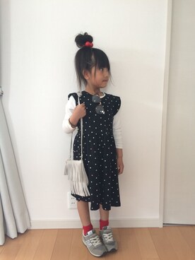 「3coins（3coins）のアイテム（メガネ、ブラウン系）」を使った、♡216♡さん（レディース）の春コーディネート