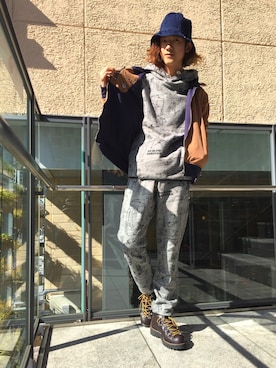 「Danner（ダナー）のアイテム（シューズ）」を使った、みやたけ きょーすけさん（メンズ・173cm）の冬コーディネート