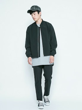 SENSE OF PLACE ONLINE STOREさん（メンズ・177cm）の夏コーディネート