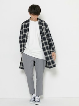 「コンバンース」｜SENSE OF PLACE ONLINE STOREさん（メンズ・183cm）の秋コーディネート