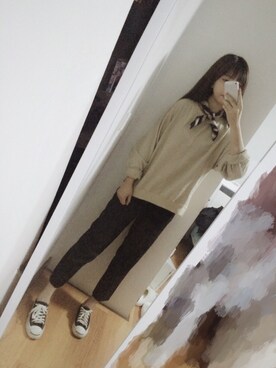 「CONVERSE（コンバース）のCONVERSE コンバース ジャック パーセル / JACK PURCEL（スニーカー）」を使った、little bean⑅◡̈*さん（レディース・160cm）の秋コーディネート