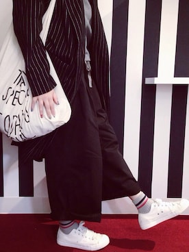 「TODAY'S SPECIAL（トゥデイズスペシャル）のアイテム（ショルダーバッグ）」を使った、guppyさん（レディース・158cm）の春コーディネート