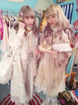 「ファンシー」｜「アイテム（ブルゾン）」を使った、KAHOさん（レディース・162cm）の冬コーディネート