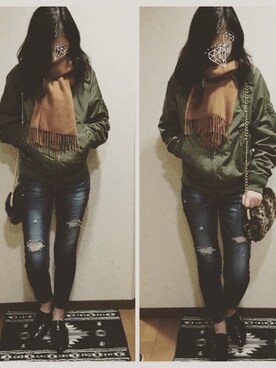 mocoさん（レディース・157cm）の春コーディネート