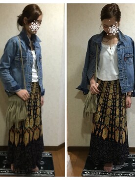 mocoさん（レディース・157cm）の春コーディネート