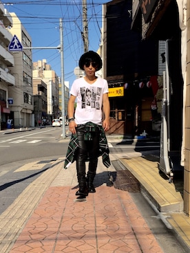 「MIDAS（ミダス）のアイテム」を使った、haisenさん（メンズ・172cm）の夏コーディネート