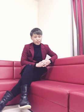 「Murder License（マーダーライセンス）のアイテム（ジャケット/アウター）」を使った、haisenさん（メンズ・172cm）の冬コーディネート