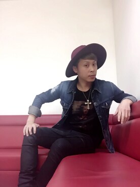 「VAROSH（ヴァロッシュ）のアイテム（ジャケット/アウター）」を使った、haisenさん（メンズ・172cm）の冬コーディネート