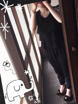 「アパートバイローリーズ」｜「アイテム（腕時計）」を使った、らぃさん（レディース・153cm）の夏コーディネート