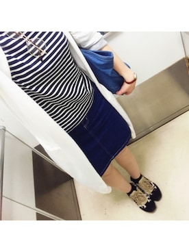 「FOREVER 21（フォーエバー トゥエンティーワン）のアイテム（スニーカー）」を使った、ma-ruさん（レディース・160cm）の秋コーディネート