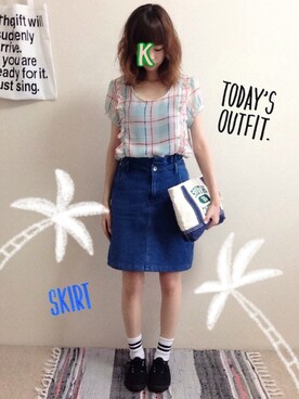 こずえ さん（レディース・155cm）の夏コーディネート