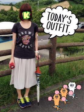 こずえ さん（レディース・155cm）の夏コーディネート