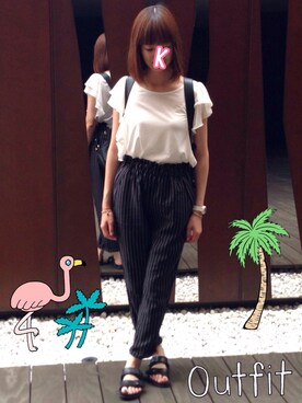 こずえ さん（レディース・155cm）の夏コーディネート