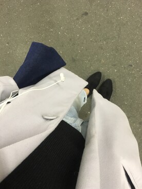 「Rolick（ロリック）のアイテム（トレンチコート）」を使った、よしさん（レディース・153cm）の冬コーディネート
