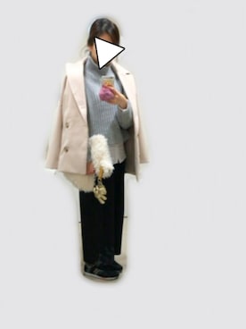 「WOWSTYLE（WOWSTYLE）のアイテム」を使った、__y_u_u__さん（レディース・161cm）の冬コーディネート