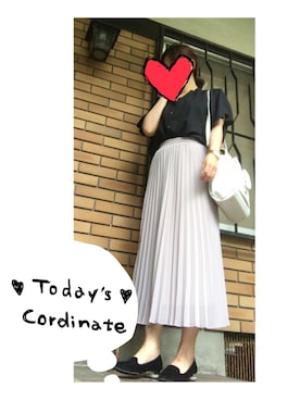 「Elede myu（エレドミュー）のアイテム」を使った、__y_u_u__さん（レディース・161cm）の夏コーディネート