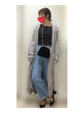 「WOWSTYLE（WOWSTYLE）のアイテム」を使った、__y_u_u__さん（レディース・161cm）の冬コーディネート