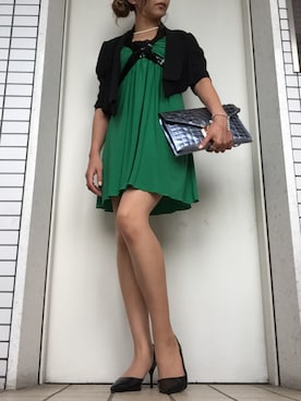 「Bou Jeloud（ブージュルード）のアイテム（テーラードジャケット）」を使った、poruさん（レディース・157cm）の夏コーディネート