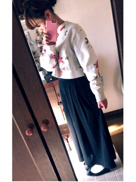 「いってきます」｜sayakaさん（レディース・162cm）の冬コーディネート