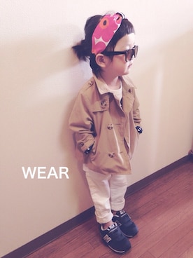「おめかしコーデ」｜Arisukeさん（キッズ・90cm）の春コーディネート