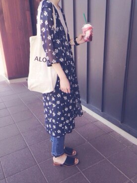 「VANILLA MOON（バニラムーン）のアイテム」を使った、Arisukeさん（レディース・164cm）の夏コーディネート