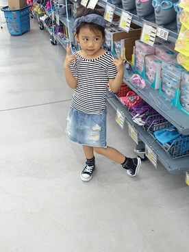 「K（陶芸）（ケイ）のアイテム」を使った、marsann@gmail.comさん（キッズ・110cm）の夏コーディネート