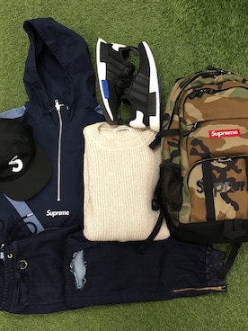 tさんの（Supreme  | シュプリーム）を使ったコーディネート