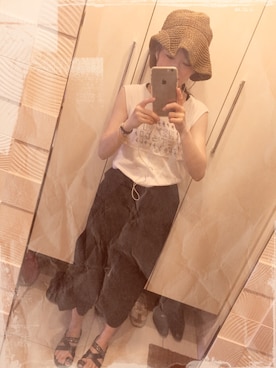 「職場スタイル」｜yuko konoさん（レディース・152cm）の夏コーディネート