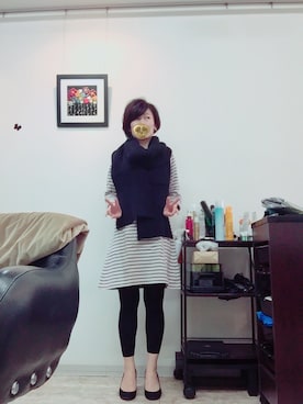 「職場」｜「アイテム（その他）」を使った、yuko konoさん（レディース・152cm）の秋コーディネート