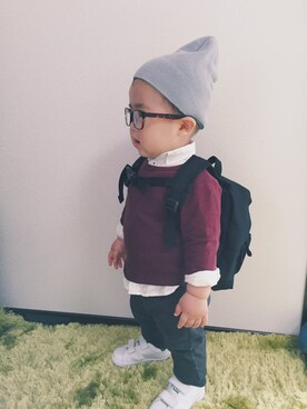 「おめかしコーデ」｜リヒトさん（キッズ・80cm）の春コーディネート