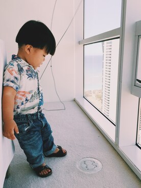 「Avanti（アヴァンティ）のアイテム」を使った、リヒトさん（キッズ・80cm）の夏コーディネート