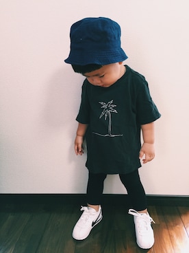 「rag & bone（ラグアンドボーン）のアイテム」を使った、リヒトさん（キッズ・80cm）の夏コーディネート
