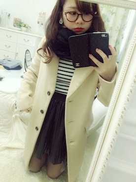 「EBELE MOTION（エベルモーション）のアイテム（その他トップス）」を使った、beansさん（レディース・146cm）の冬コーディネート