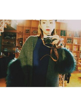 荻原桃子さん（レディース・161cm）の秋コーディネート