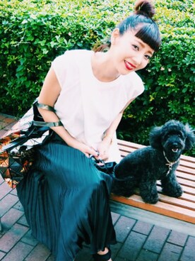 荻原桃子さん（レディース・161cm）の夏コーディネート