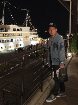 「サタデーズ ニューヨークシティ (Saturdays NYC)」｜「アイテム（アクセサリー）」を使った、mdさん（メンズ・175cm）の春コーディネート