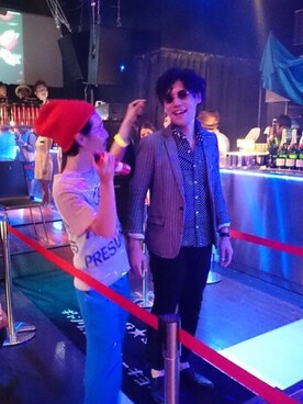 「man of moods（ マンオブムーズ）のアイテム（テーラードジャケット、グレー系）」を使った、yutaro yamakawaさん（メンズ・178cm）の春コーディネート